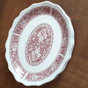 Vintage Syracuse USA Old Spaghetti Factory Floral Plates X4